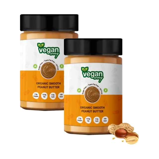 Vegan Way زبدة فول سوداني ناعمة