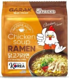 Garak Ramen noodles Chicken soup