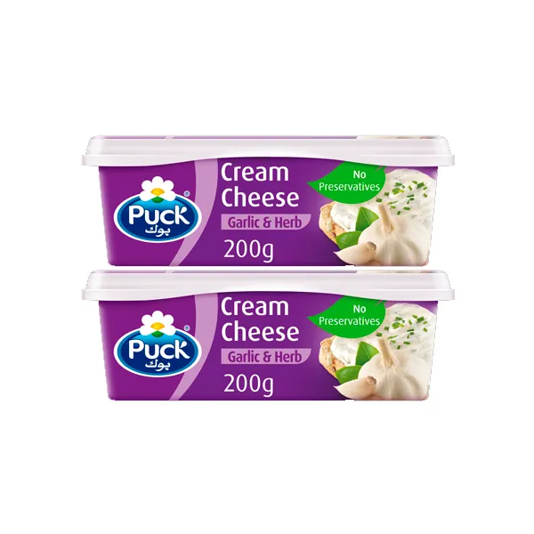 Puck Natural Cream Cheese Garlic & Herb