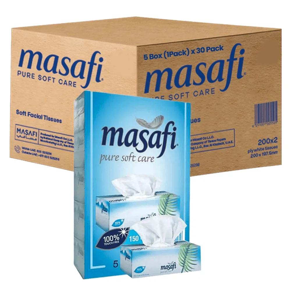 Masafi مناديل وجه - 30 x 200's