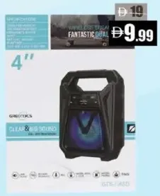 Geepas Wireless Speaker Assorted