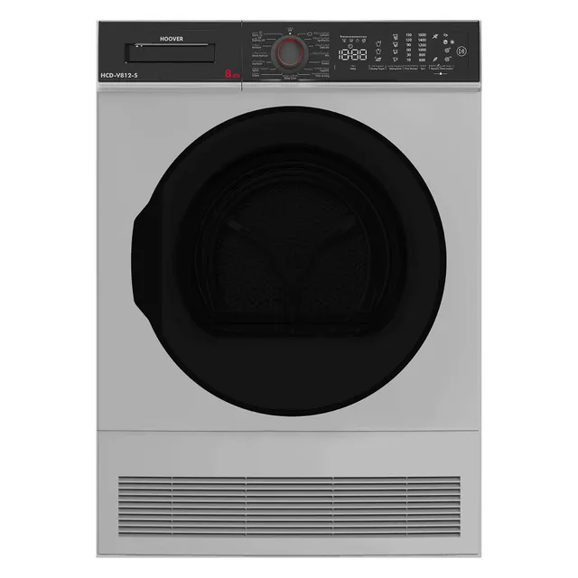 Hoover Front Load Condenser Dryer HCD-V812-S Silver