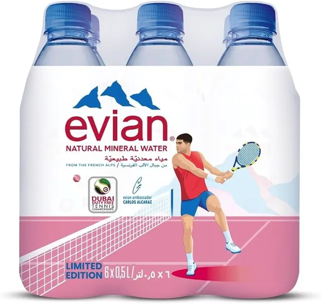Evian Prestige Mineral Water