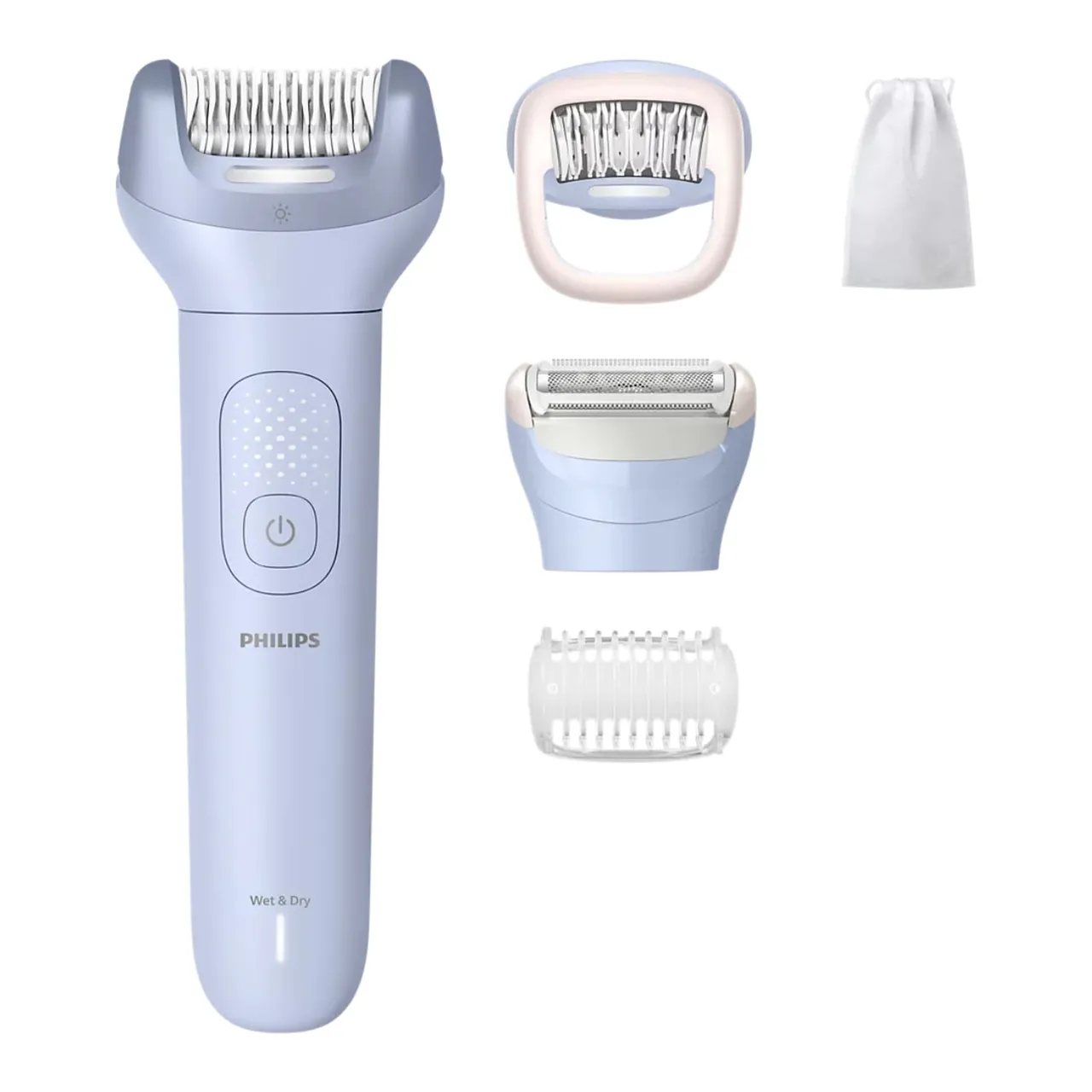 Philips آلة إزالة شعر لاسلكية رطبة وجافة Series 8000، BRE709/00