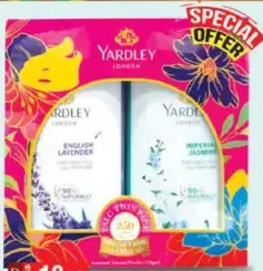 Yardley Perfumed Talc Assorted