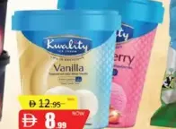 Kwality Ice Cream Vanilla / Strawberry