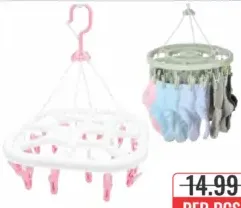 Round Plastic Laundry Drying Rack With Clips
