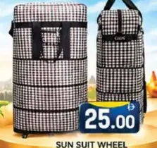 Sun Suit Wheel Bag Black