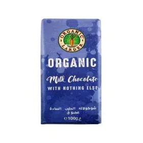 Organic Larder شوكولاتة سادة بالحليب