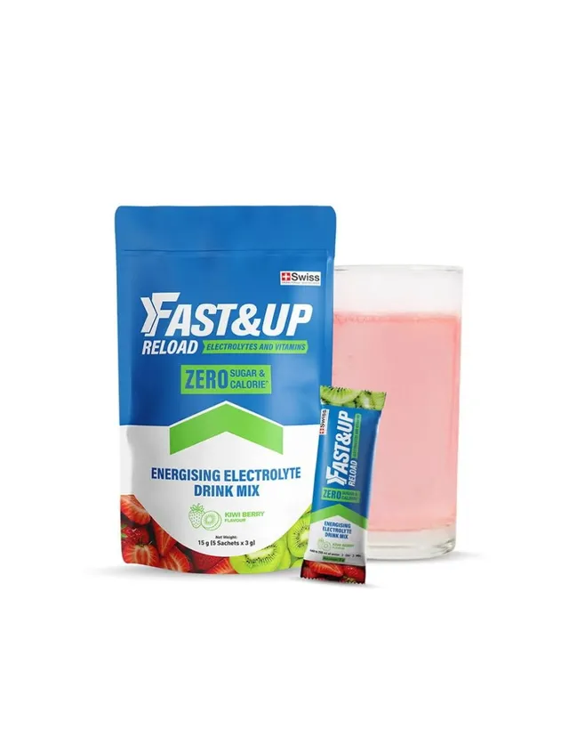 fast&up Reload - Zero Sugar Instant Hydration Sticks - Kiwi Berry Flavour