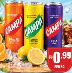 Campa Soft Drink Orange/Cola Zero/Lemon Flavour Assorted