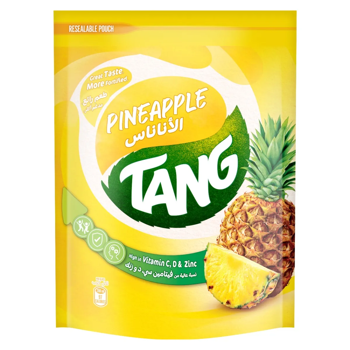 Tang عصير مسحوق الأناناس