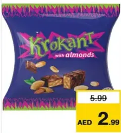 Krokant Candy with almonds