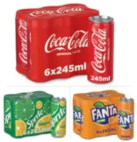 Coca Cola / Sprite / Fanta Can Assorted