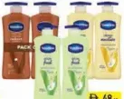 Vaseline Lotion Cocoa Radiant/Aloe Fresh/Essential Healing