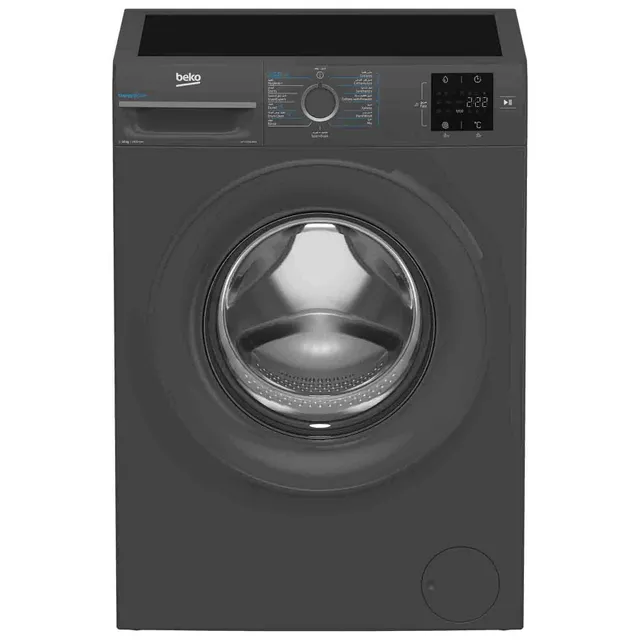 Beko Freestanding Washing Machine in Dark Grey, WTV1014UNXA