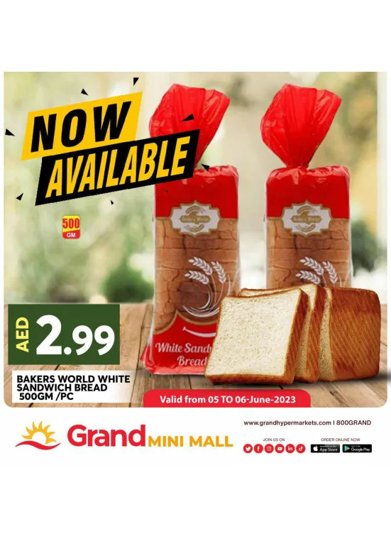 Bakers World White Sandwich Bread