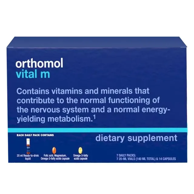 Orthomol Vital M 7 Vials & 7 Capsules