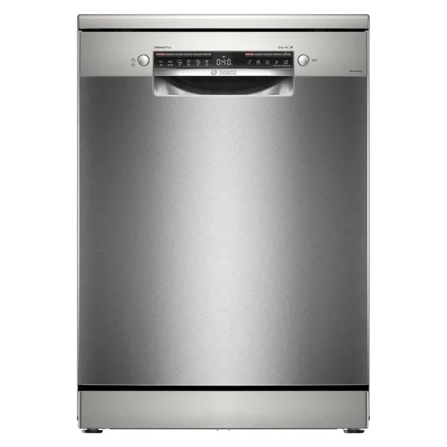 Bosch 14 Place Settings Series 4 Free-Standing Dishwasher SMS4ECI26M Brushed Steel 60cm