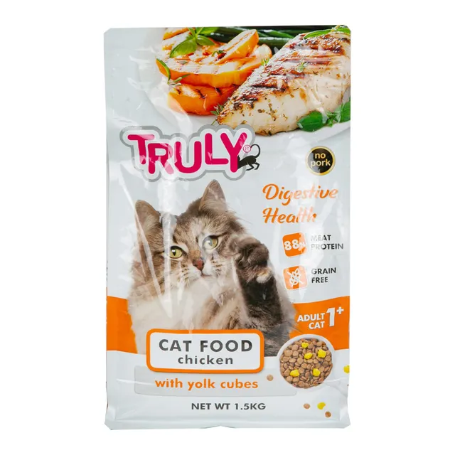 Truly Digestive Health Cat Food Chicken with Yolk Cubes for Adult Cat 1+