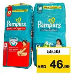 Pampers Diaper Mega Pack Assorted