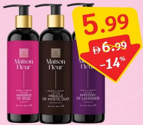 Maison Fleur لوشن لليدين والجسم متنوع