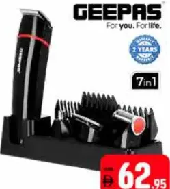Geepas ماكينة تشذيب 7 في 1 Gtr8128