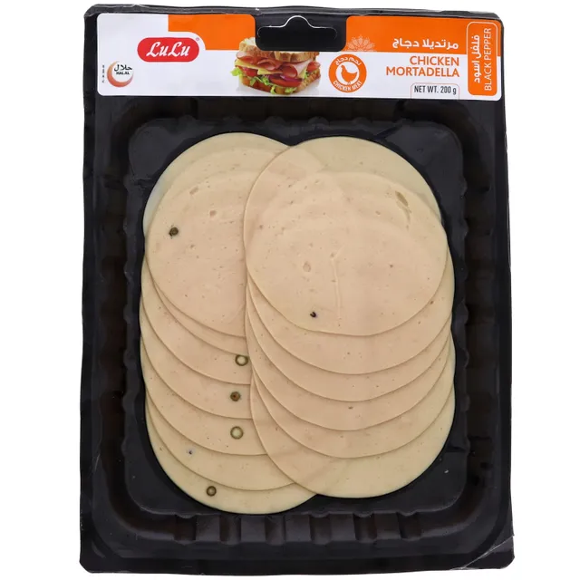 LuLu PL LuLu Chicken Mortadella with Black Pepper
