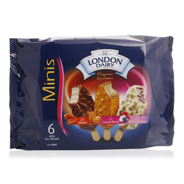 London Dairy Minis Assorted 60Mlx6Pcs