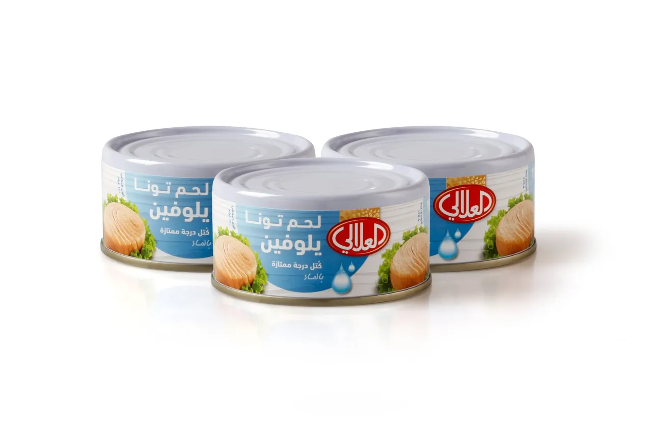 Alalali تونة الزعنفة الصفراء Al Alali بالماء