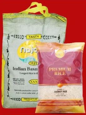Najaat Indian Basmati Rice 1121 Xxxl