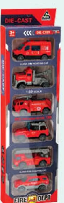 Pullback Fire Engineering Truck