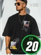 Mens Five Sleeve T Shirt
