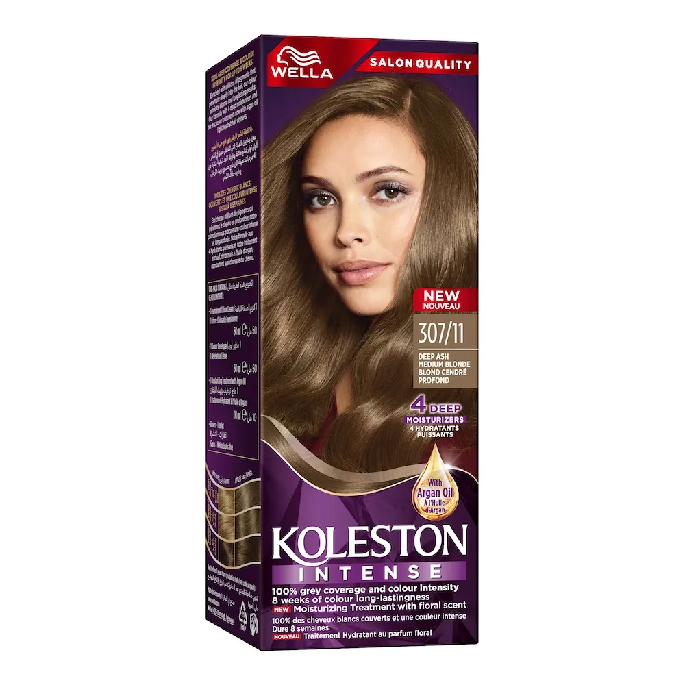 Wella Koleston Intense صبغة شعر 307/11 أشقر متوسط رمادي عميق