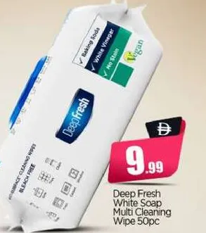 Deep Fresh White Soap Multi Cleaning Wipe