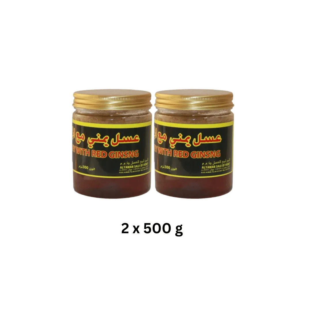 Yemen Honey بالجينسنغ الأحمر