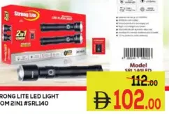 Strong Lite Led Light Zoom 2In1 SRL140