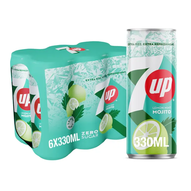 7Up Mojito Zero Sugar Lemon & Mint Can