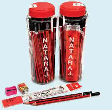 Nataraj قلم رصاص Ruby IIB تشكيلة متنوعة