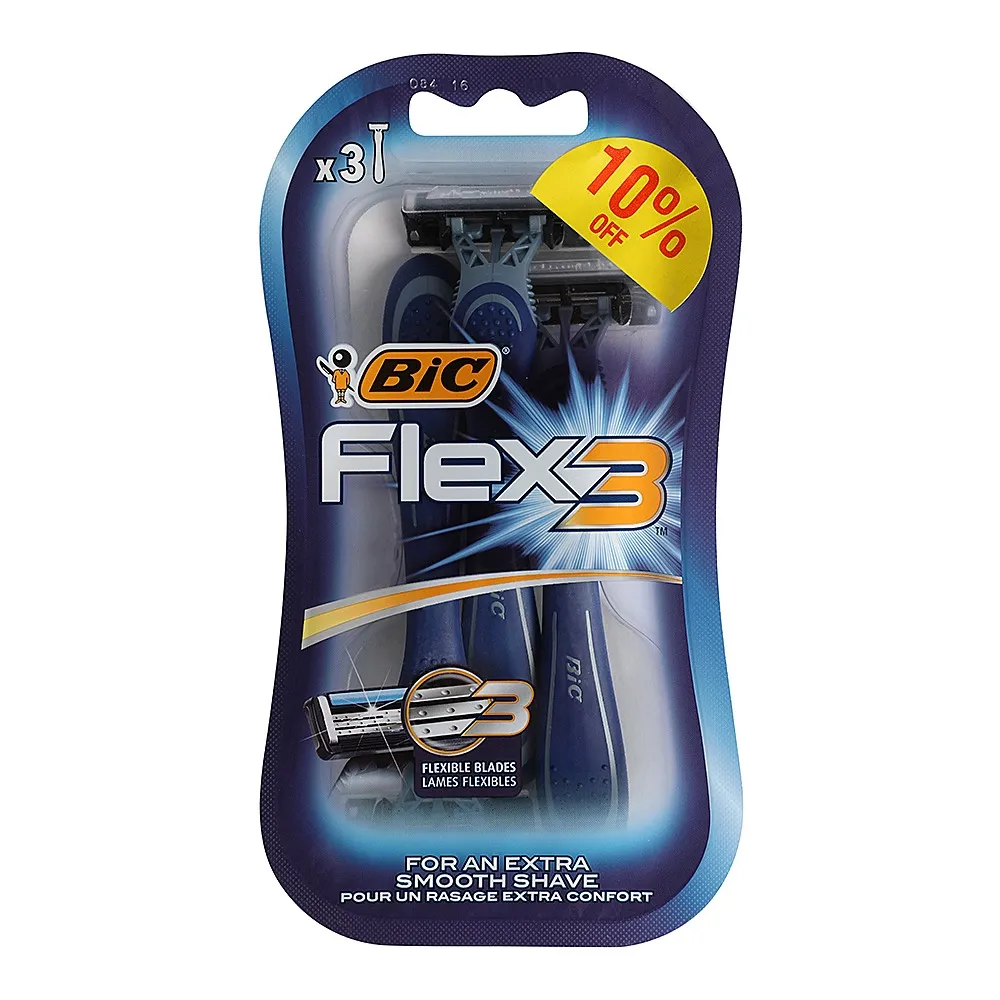 Bic ماكينة حلاقة رجالية فليكس 3 - 1 pcs