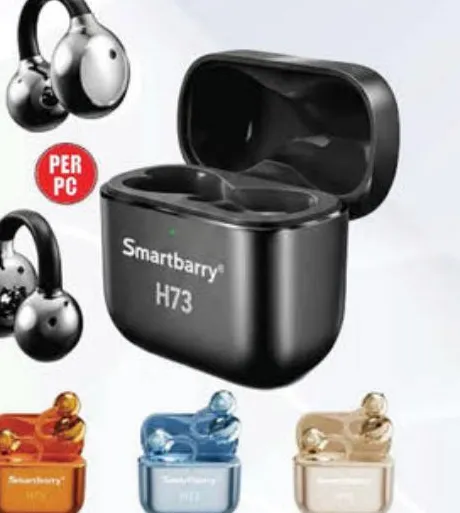 Smartbarry سماعة بلوتوث بمشبك