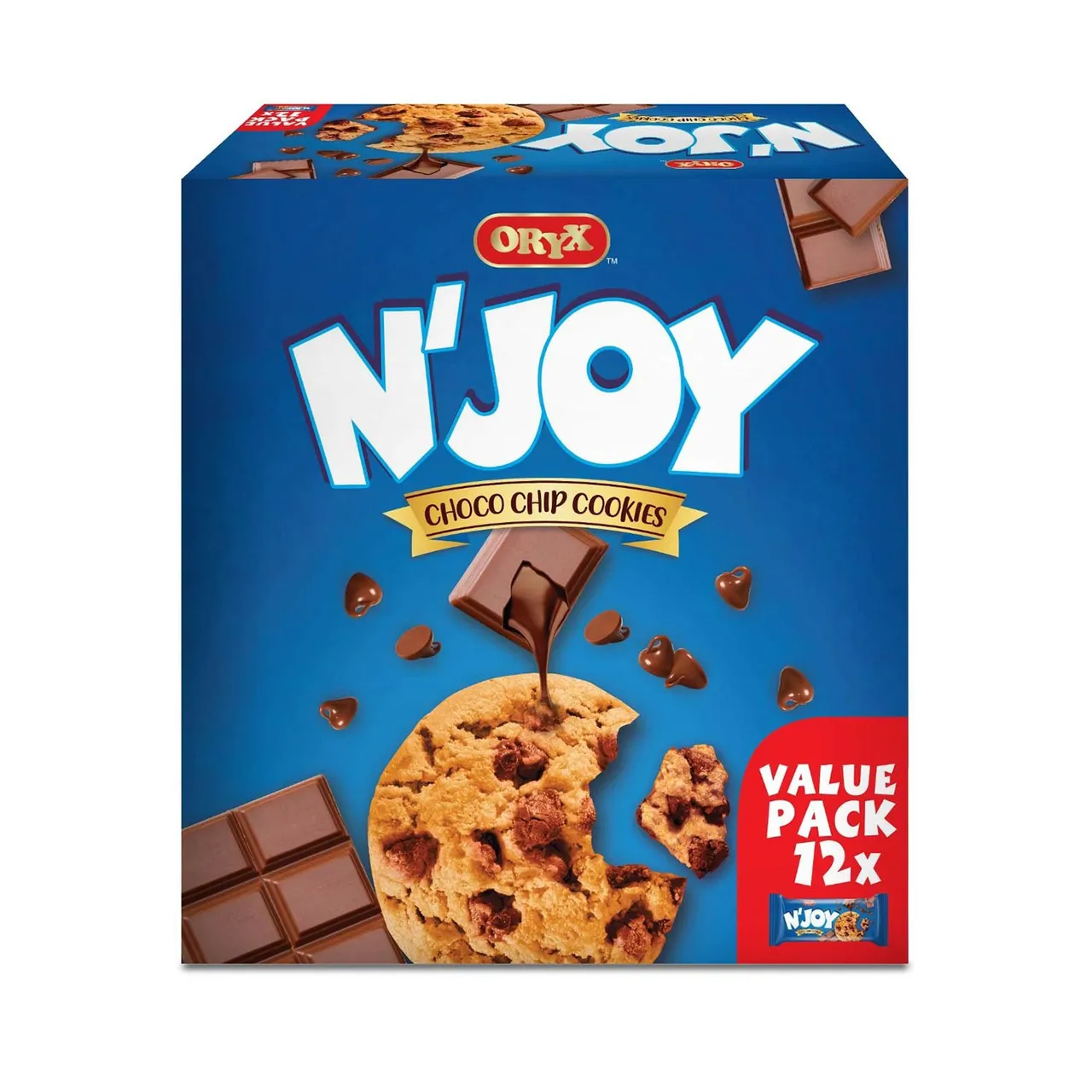 Oryx كوكيز برقائق الشوكولاتة N'joy