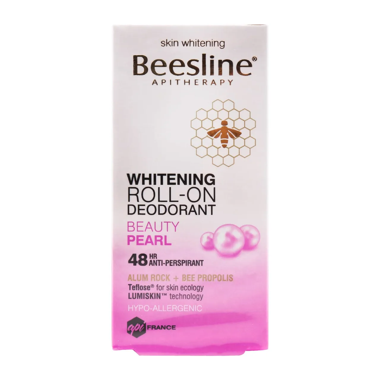 Beesline Beauty Pearl مزيل عرق رول أون مفتح للنساء