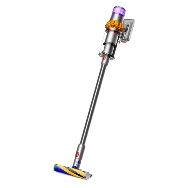 Dyson Cordless Vacuum Cleaner V15 Detect Absolute, 660 W, Yellow, Iron and Nickel, Dust Detect Sensor