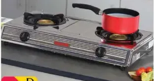 Geepas Double Burner Gas Cooker GK5605