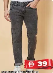 Carbon Men's Denim Pant IND-23