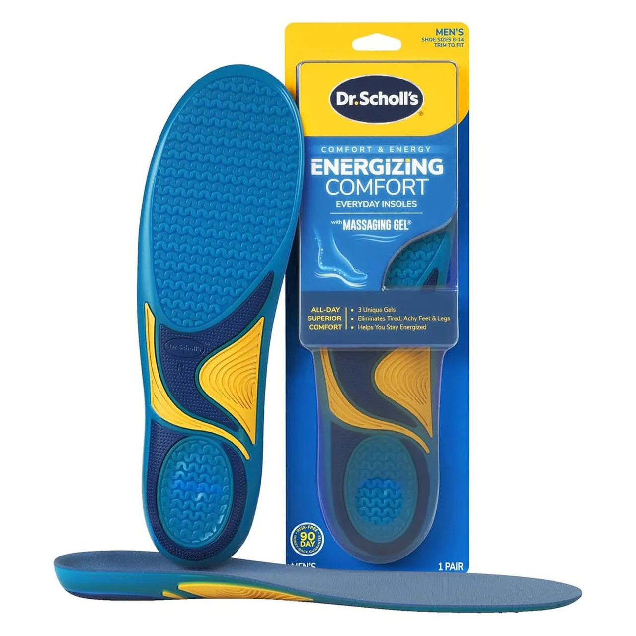 Dr. Scholl's نعال جل مساج مريحة للرجال 1 زوج