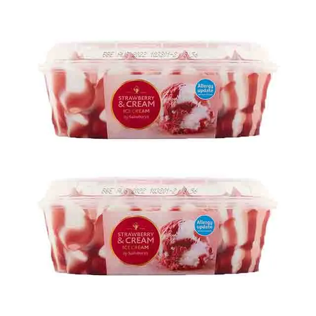 Sainsbury's Ice Cream Strawberry