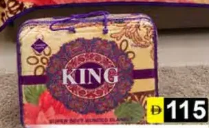 King Double Blanket 1Ply