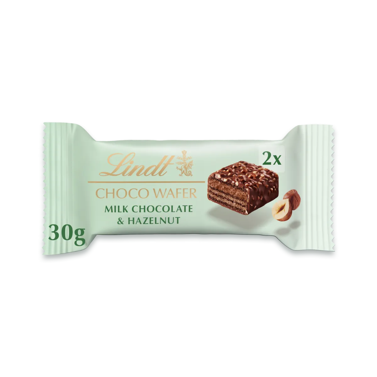 Lindt ويفر شوكولاتة بالحليب والبندق